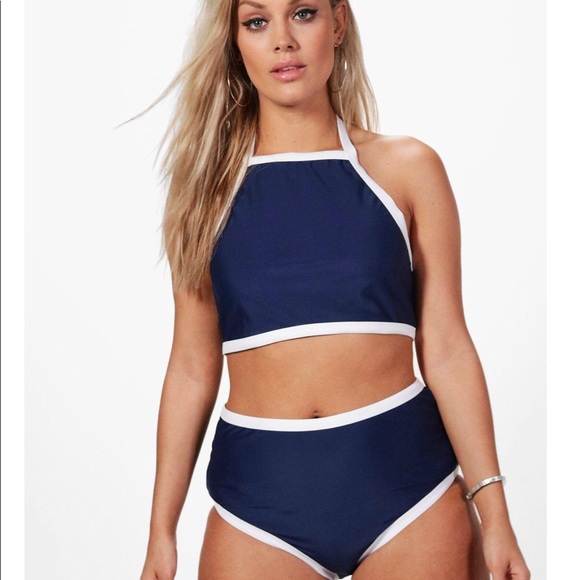 Boohoo Plus Other - Boohoo Halterneck Bikini